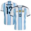 Fotballtrøye Argentina Romero 13 Hjemmedrakt VM 2026 Kortermet Fotballtrøye Argentina Romero 13 Hjemmedrakt VM 2026 Kortermet